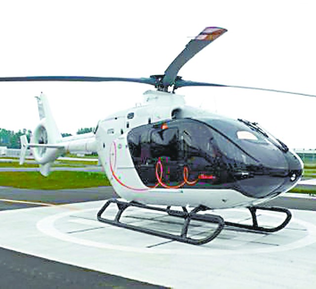 Obok szpitala będą lądować francuskie śmigłowce Eurocopte, które w Lotniczym Pogotowiu Ratowniczym zastąpią wysłużone Mi-2. (fot. www.sybarites.org)
