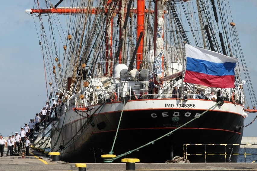 Operacja Żagle Gdyni 2014. Do portu wpłynął rosyjski żaglowiec Sedov [ZDJĘCIA, WIDEO] 