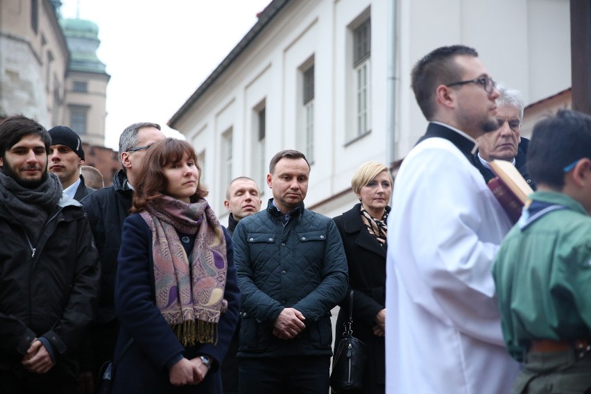 Prezydent Duda na uroczystościach w kościele św. Idziego