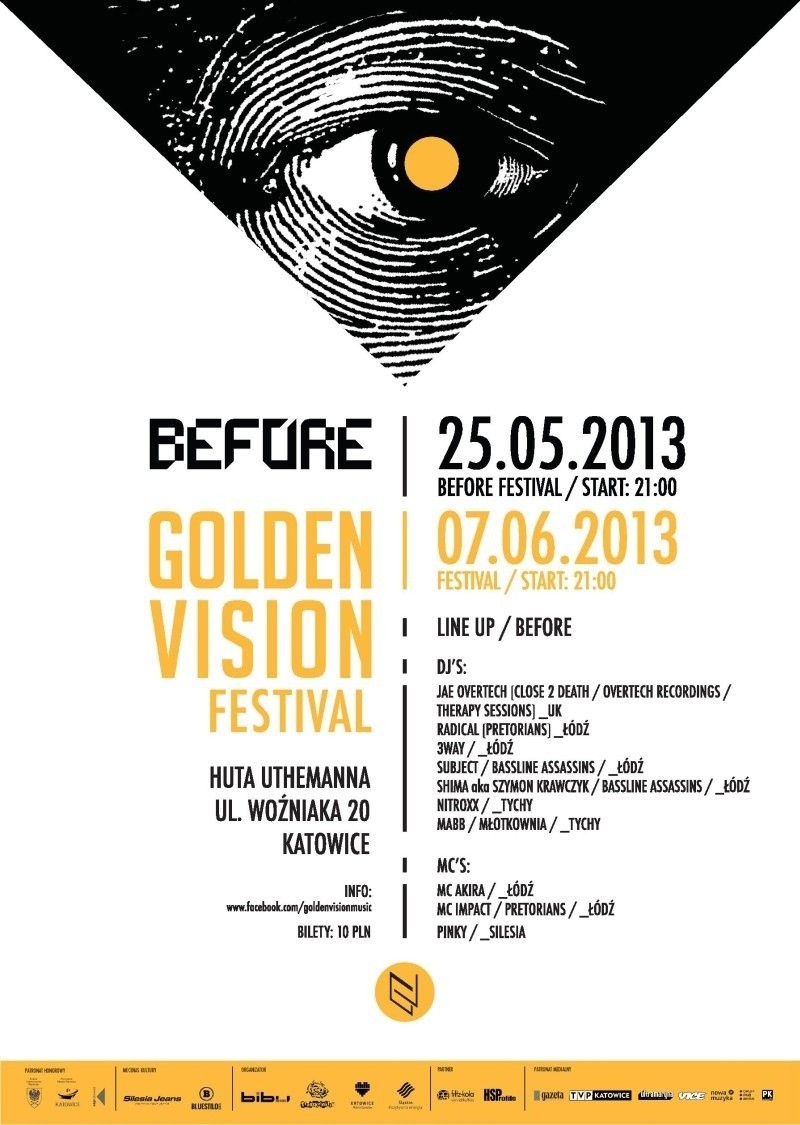Before Golden Vision Festival 2013 - Już 25 maja w Hucie Uthemanna 