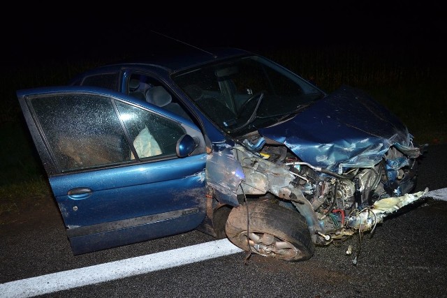 Kierujący renault przeżył. Nie żyje pasażerka. Oboje to mieszkańcy gminy Skępe.