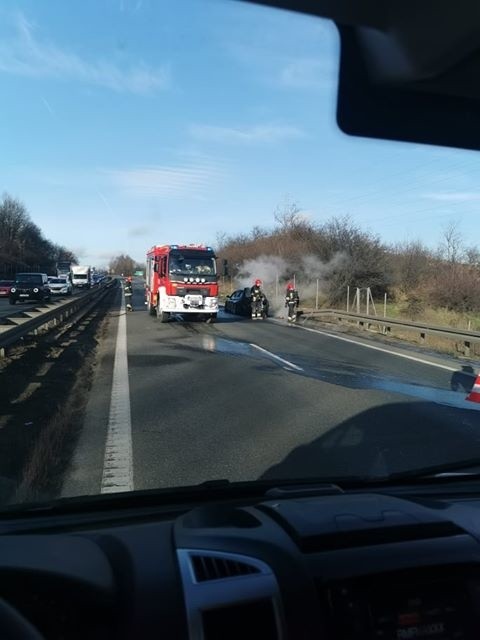 Sygnał o pożarze do strażaków trafił w czwartek 23 stycznia...