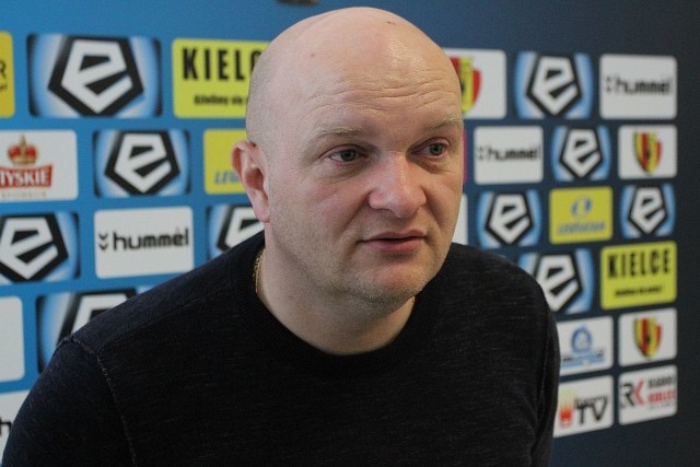 Maciej Bartoszek, trener Korony. 