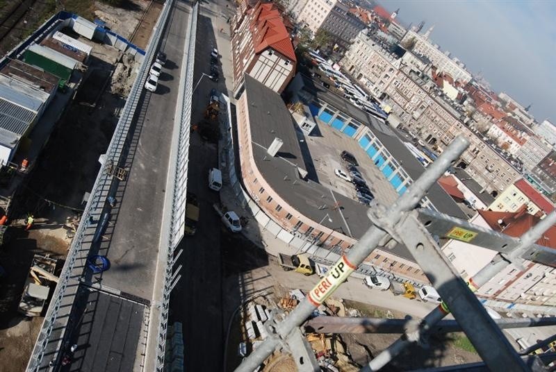Budowa wiaduktu na Struga