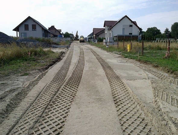 Na zdjęciu remontowana ul. Kasprowicza.