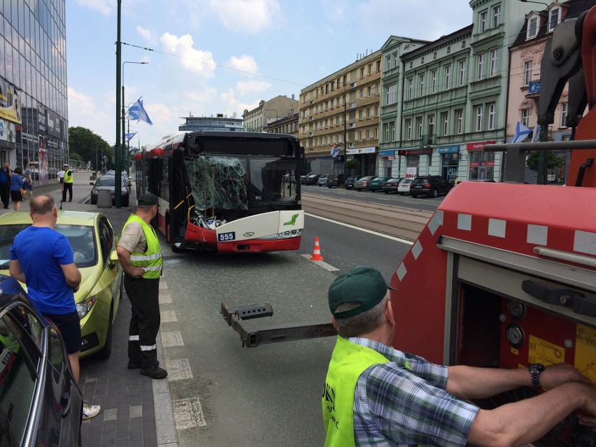 Wypadek na ul. 3 Maja w Sosnowcu