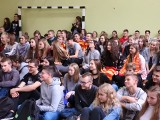 Piłkarze Jagiellonii spotkali się z uczniami IV LO w Białymstoku (zdjęcia)