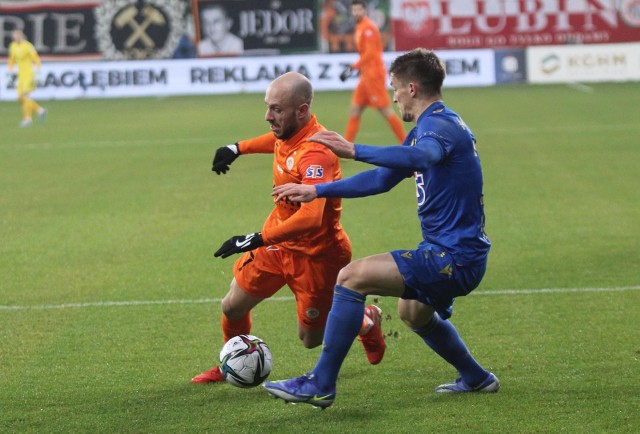 Sasa Żivec (z lewej) poprzednie cztery sezony spędził w Zagłębiu Lubin. Teraz zagra w Wieczystej