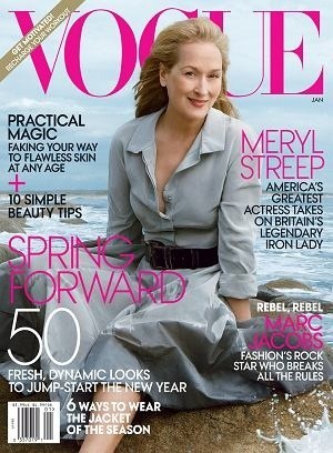 Grudzień 2011 roku. Meryl Streep pojawia się jako pierwsza...