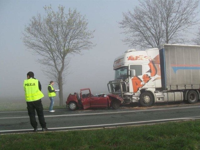 Kierowca tico nie miał szans aby przeżyć zderzenie z ciężarówką