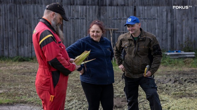 Maciek z Kundzicz z lewej oraz Agnieszka i Jarek z Bronowa walczą o lepsze jutro dla polskich rolników