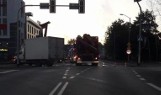 Wypadek w Katowicach. Zderzenie na skrzyżowaniu Jankego i Kolejowej