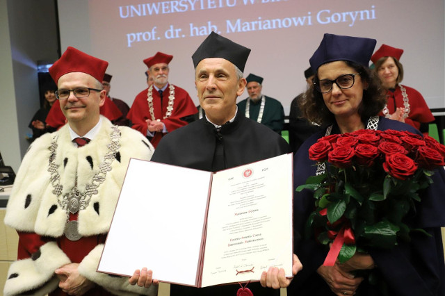 Profesor Marian Gorynia doktorem honoris causa Uniwersytetu w Białymstoku