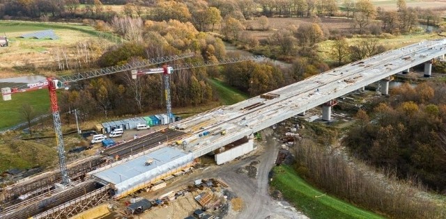 Na blisko 40 proc. oceniła GDDKiA zaawansowanie budowy obwodnicy Oświęcimia do drogi S1 przed zimową przerwą