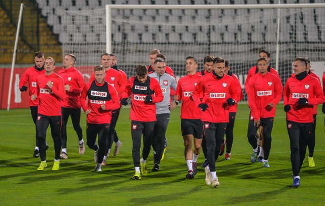 Trening Polaków na stadionie przy Traugutta w Gdańsku