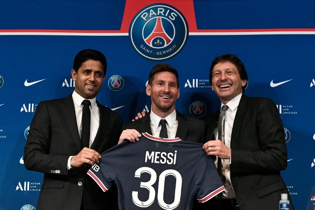Nasser Al-Khelaifi, Leo Messi i Leonardo