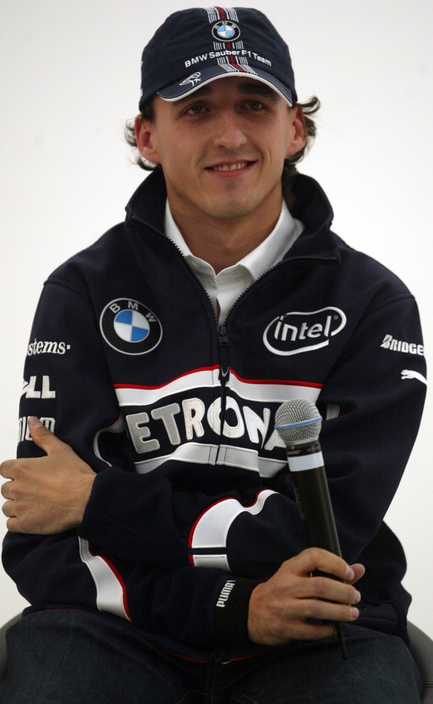 Robert Kubica karierę w Formule 1 zaczynał w teamie BMW...