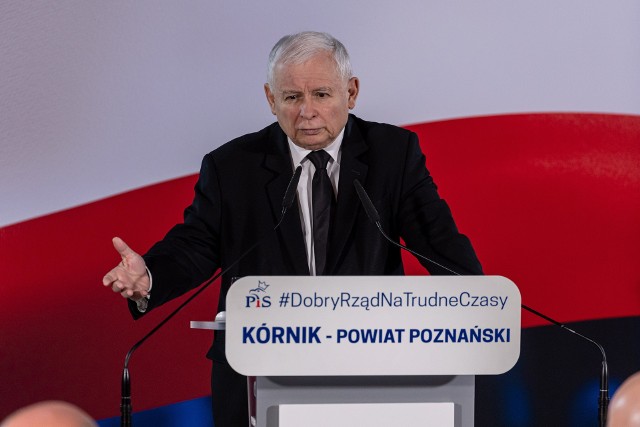 Jarosław Kaczyński spotkał się z mieszkańcami Kórnika
