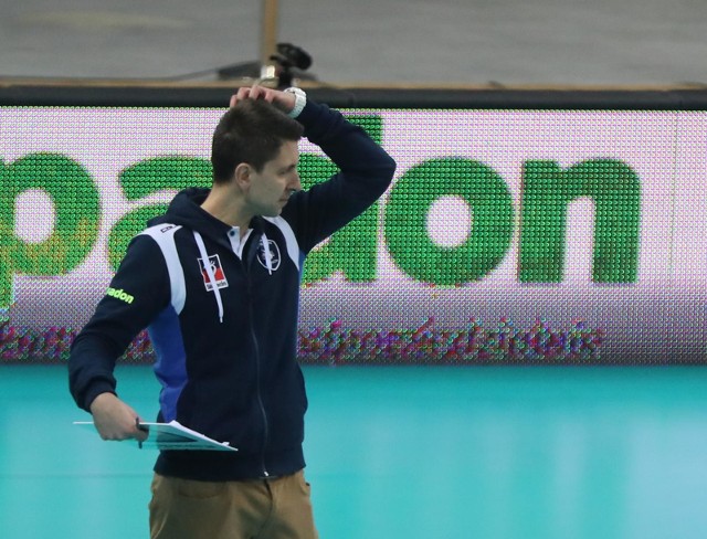 Michał Mieszko Gogol - trener Stoczni Szczecin.
