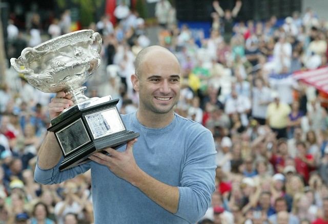 Andre Agassi to ośmiokrotny zwycięzca turniejów Wielkiego Szlema i mistrz olimpijski z Atlanty