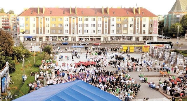 Przed rokiem koszalińskim rynkiem zawładnęli sportowcy rywalizujący w Bałtyckich Igrzyskach Młodzieży. 