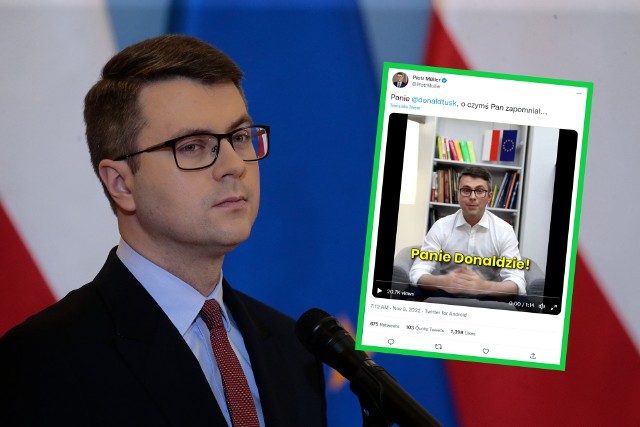 Piotr Müller odpowiedział na Twitterze na nagranie Donalda Tuska. Rzecznik rządu przypomniał liczby, o których zapomniał powiedzieć były premier.