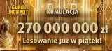 EUROJACKPOT WYNIKI 26.04.2019. Eurojackpot Lotto 26 kwietnia 2019. Ktoś wygrał kumulację 270 mln zł? [wyniki, numery, zasady]