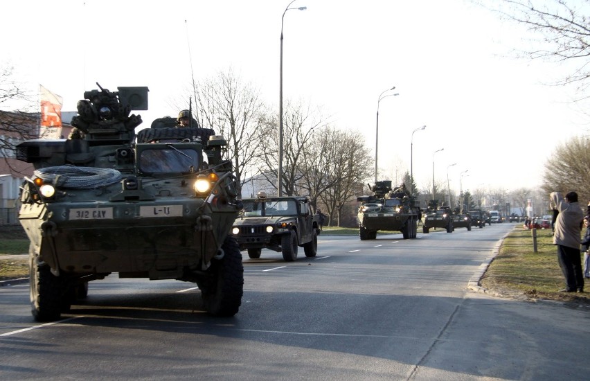 Amerykańscy żołnierze w Lublinie. W trakcie przejazdu doszło do kolizji (FOTO, WIDEO)