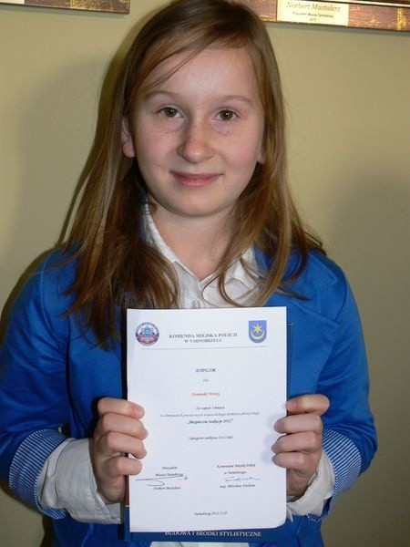 &#8211; W kategorii wiekowej 10 &#8211; 12 lat pierwsze miejsce zajęła Dominika Wrona ze Szkoły Podstawowej nr 10.