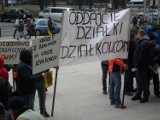 Protest działkowców przed urzędem [ZDJĘCIA, WIDEO]