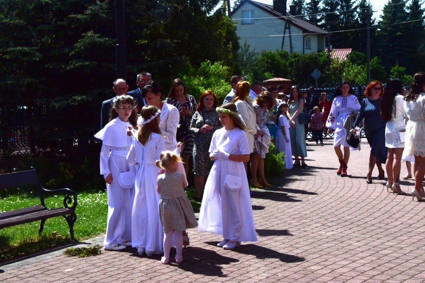 Pierwsza Komunia Święta w parafii Chrystusa Dobrego Pasterza w Ostrowi Mazowieckiej, 21.05.2023