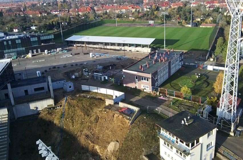 Stadion Pogoni - stan prac 15-17 listopada 2020.