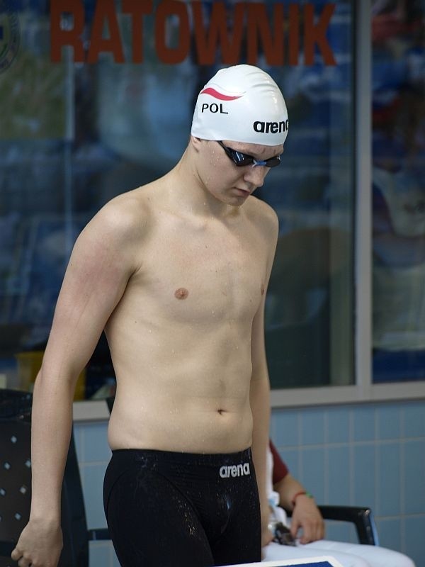 Marcin Kaczmarski wypełnił normę Polskiego Związku Pływackiego na mistrzostw Europy juniorów w Antwerpii.