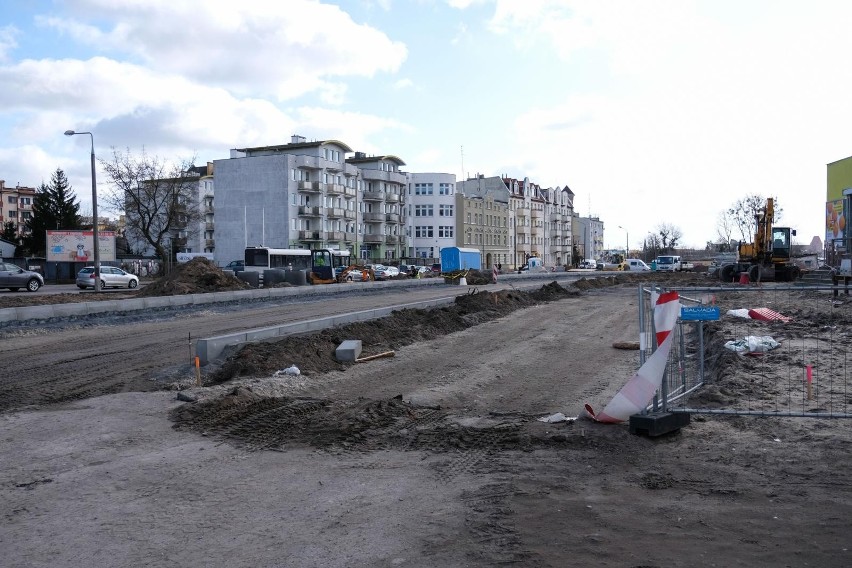 Aktualny status prac budowlanych na Szosie Chełmińskiej i w...