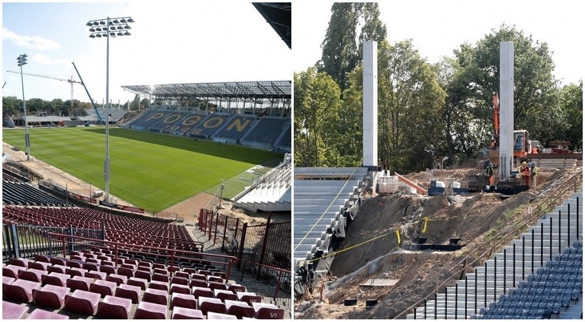 Stadion Pogoni dwa dni przed meczem ze Śląskiem Wrocław.