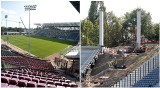 Tak wygląda stadion na dwa dni przed meczem Pogoni z Śląskiem . Bilety wyprzedały się w kwadrans!