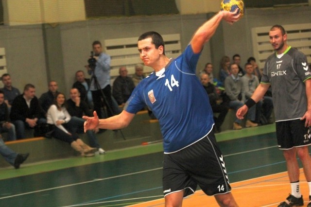 Rafał Niećko zdobył w niedzielnym spotkaniu pięć bramek (wszystkie z rzutu karnego).
