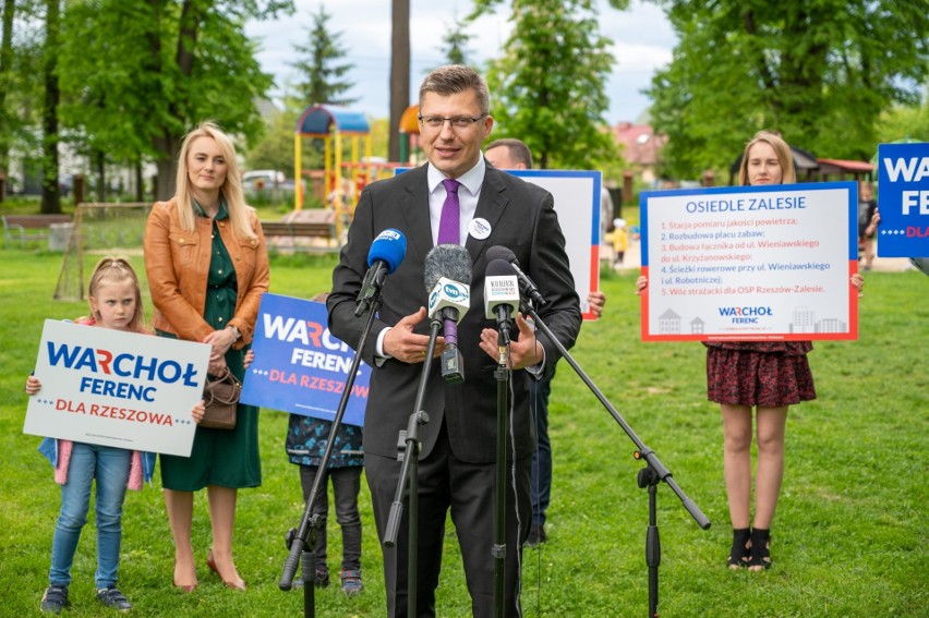 Marcin Warchoł zaprezentował program dla Osiedla Zalesie w Rzeszowie [ZDJĘCIA]