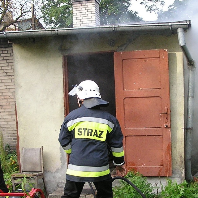 Akcja miasteckich strażaków.