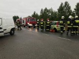 Wypadek w Chałupach. Zderzyły się dwa pojazdy [ZDJĘCIA]