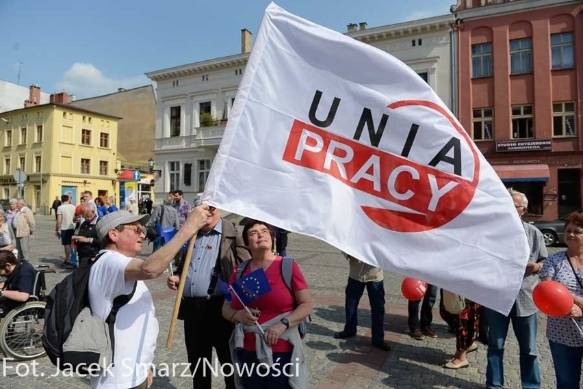 1 Maja - manifestacja z okazji Międzynarodowego Dnia Solidarności Ludzi Pracy