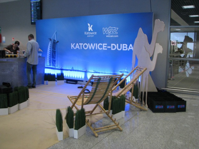 Oficjalna inauguracja lotów z Pyrzowic do Dubaju