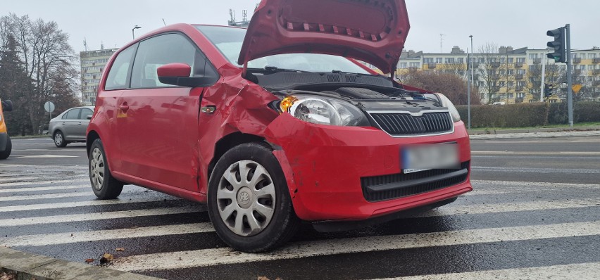 Wypadek na ul. Armii Krajowej w Koszalinie