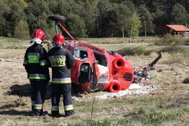 Śmigłowiec Mi 2 rozbił się w Czystej 1 maja