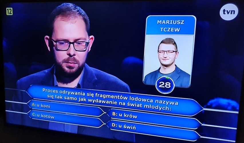 Tczewianin w "Milionerach" wygrał 500 000 złotych! 