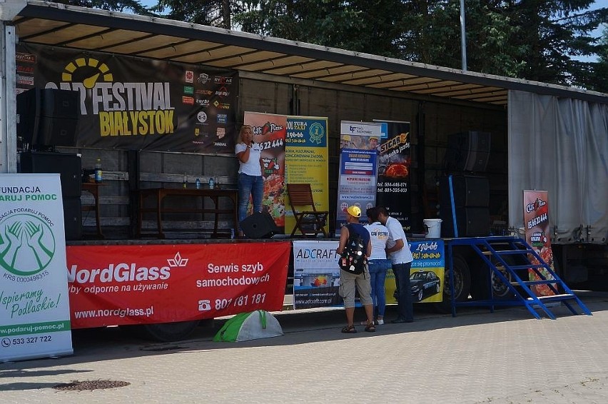 Stadion miejski gości pierwszy Car Festival Białystok