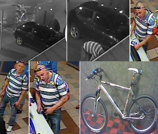 Internauta szuka złodzieja swojej Nakamury. Rower skradziono w czwartek, 22 sierpnia, około godziny 21.45 w Komornikach, w okolicach C.H. Auchan.
