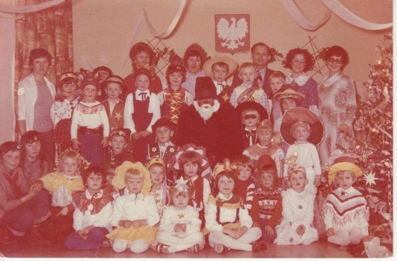 Dzieci w komornickim przedszkolu. 1976 r.