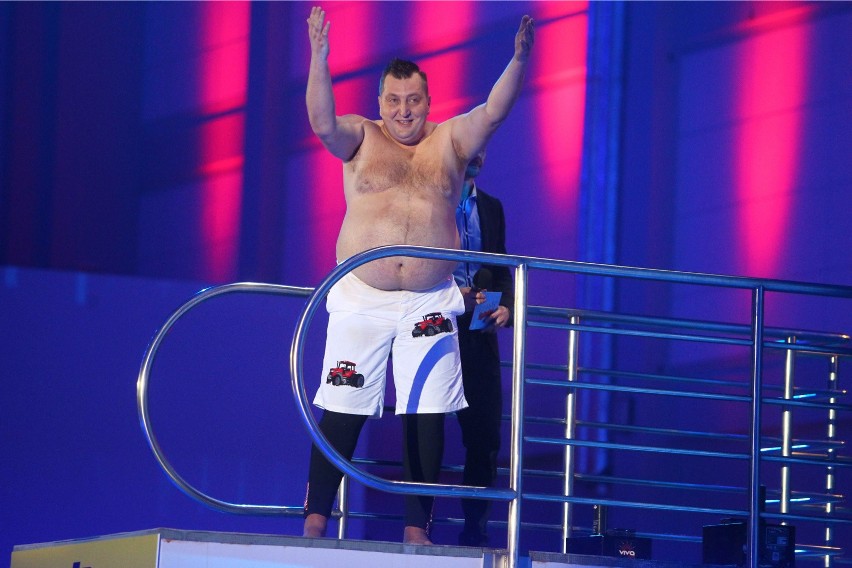 Adam Kraśko brał też udział w programie "Celebrity Splash"