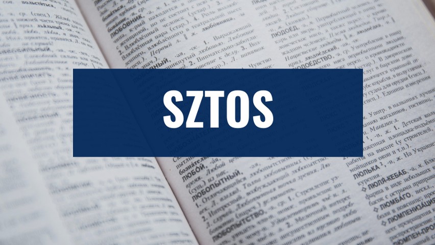 Sztos – określenie w języku polskim, występujące w...
